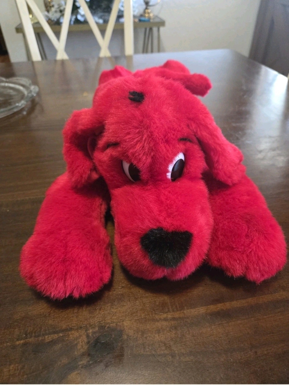 Scholastic Side Kicks Clifford the Big Red Dog plush toy Vintage 1997